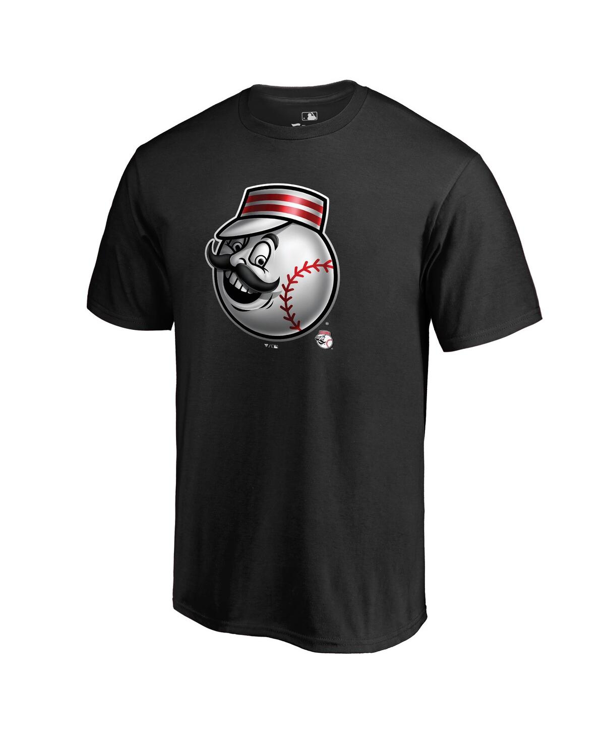 Men's FanaticsCincinnati Reds Midnight Mascot T-shirt - Black