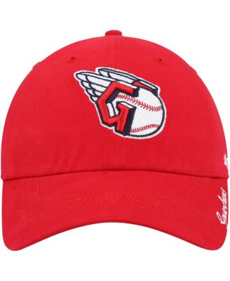 Women's Red Cleveland Guardians Team Miata Clean Up Adjustable Hat