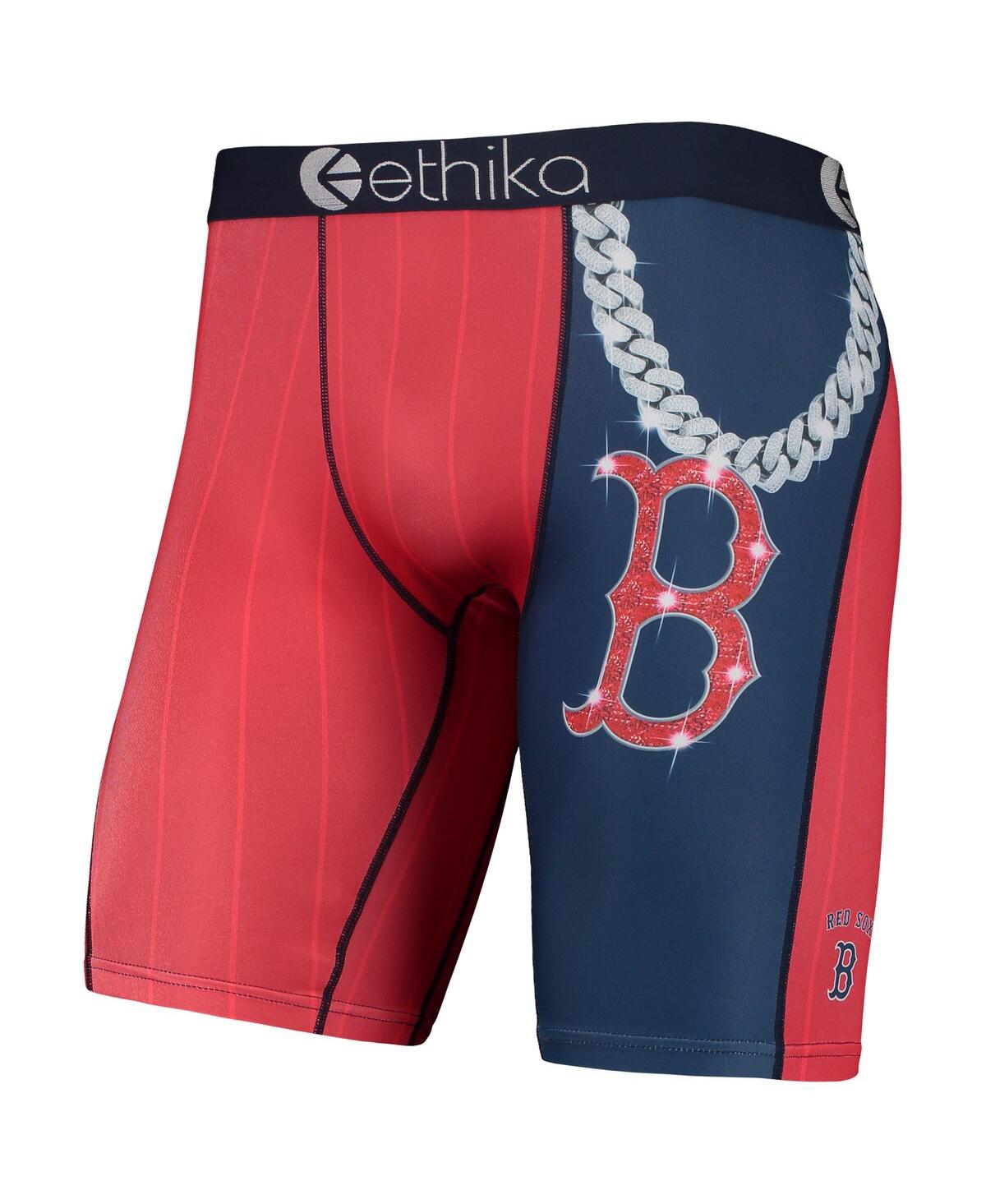 Shop Ethika Men's  Red Boston Red Sox Slugger Boxers