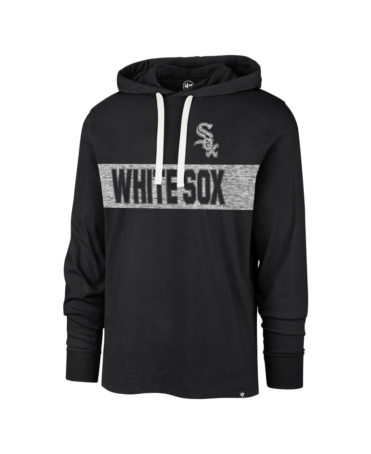 Shop 47 Brand Men's ' Black Chicago White Sox Field Franklin Pullover Hoodie