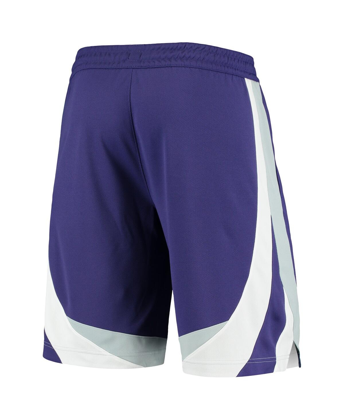 Shop Nike Men's  Purple Kansas State Wildcats Team Replica Basketball Shorts
