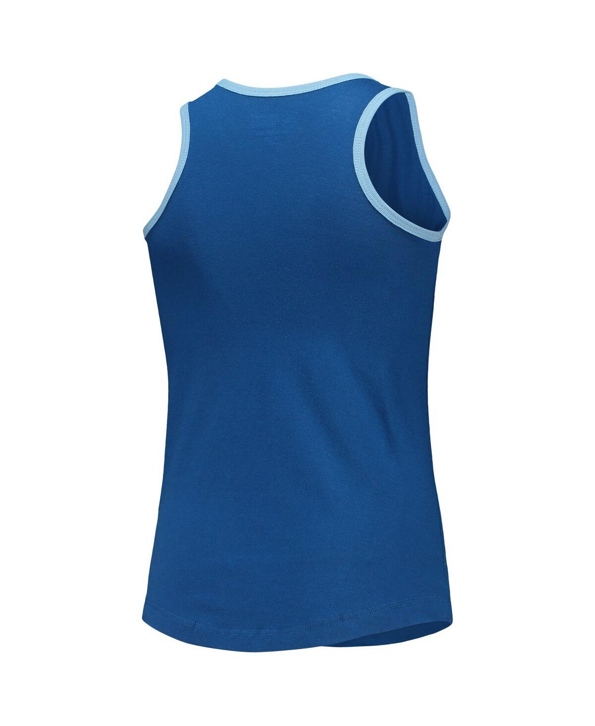 NEW ERA BIG GIRLS NEW ERA ROYAL KANSAS CITY ROYALS HENLEY TANK TOP 