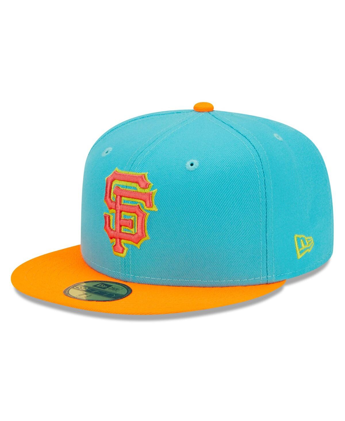 Men's New Eraand Orange San Francisco Giants Vice Highlighter 59FIFTY Fitted Hat - Blue, Orange