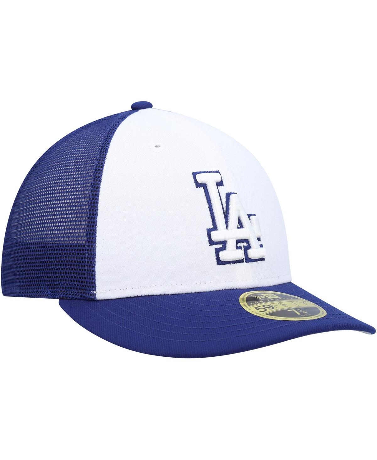 Shop New Era Men's  Royal, White Los Angeles Dodgers 2023 On-field Batting Practice Low Profile 59fifty Fi In Royal,white
