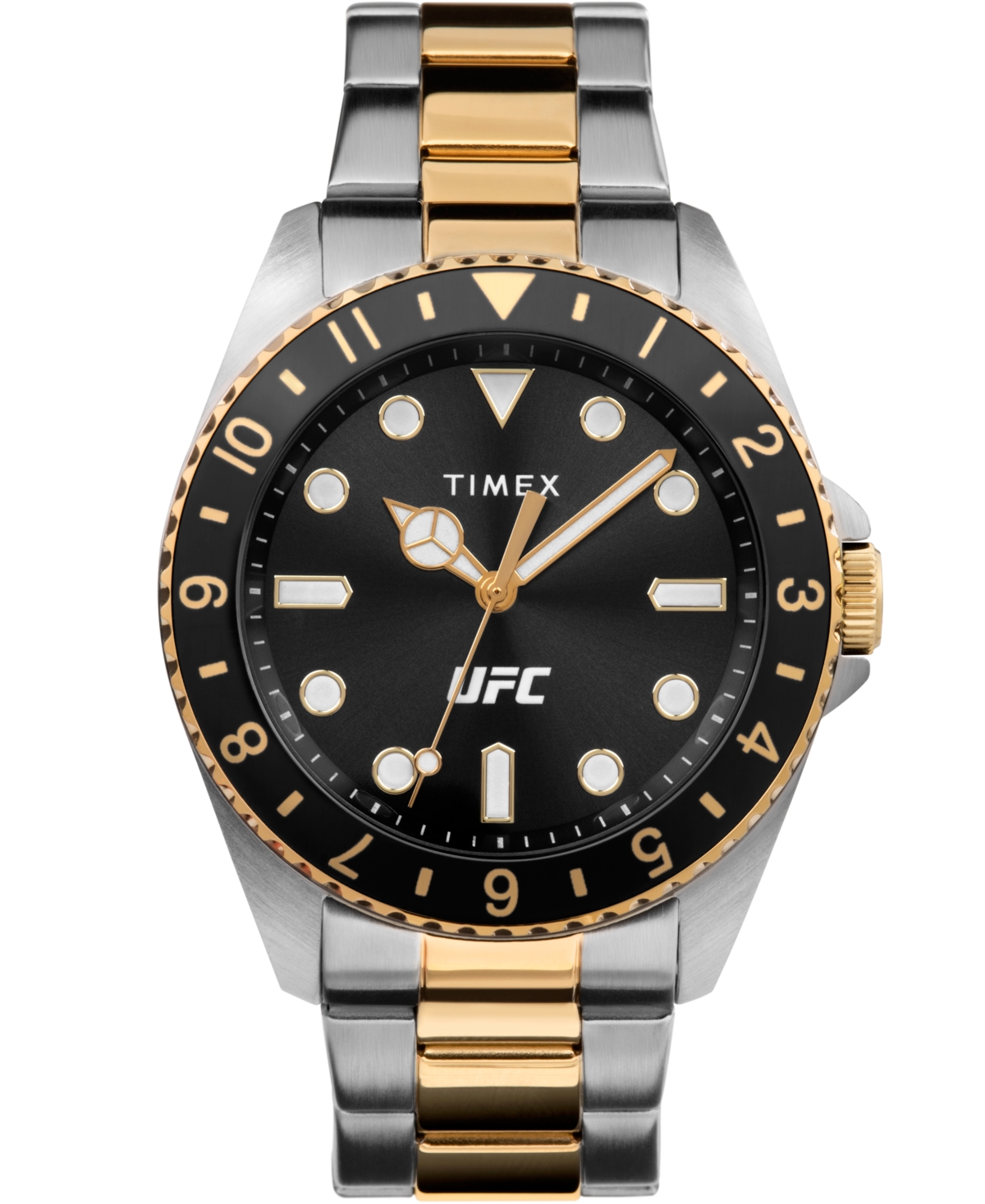 Timex Ufc Men's Quartz Debut Stainless Steel Two-tone Watch, 42mm