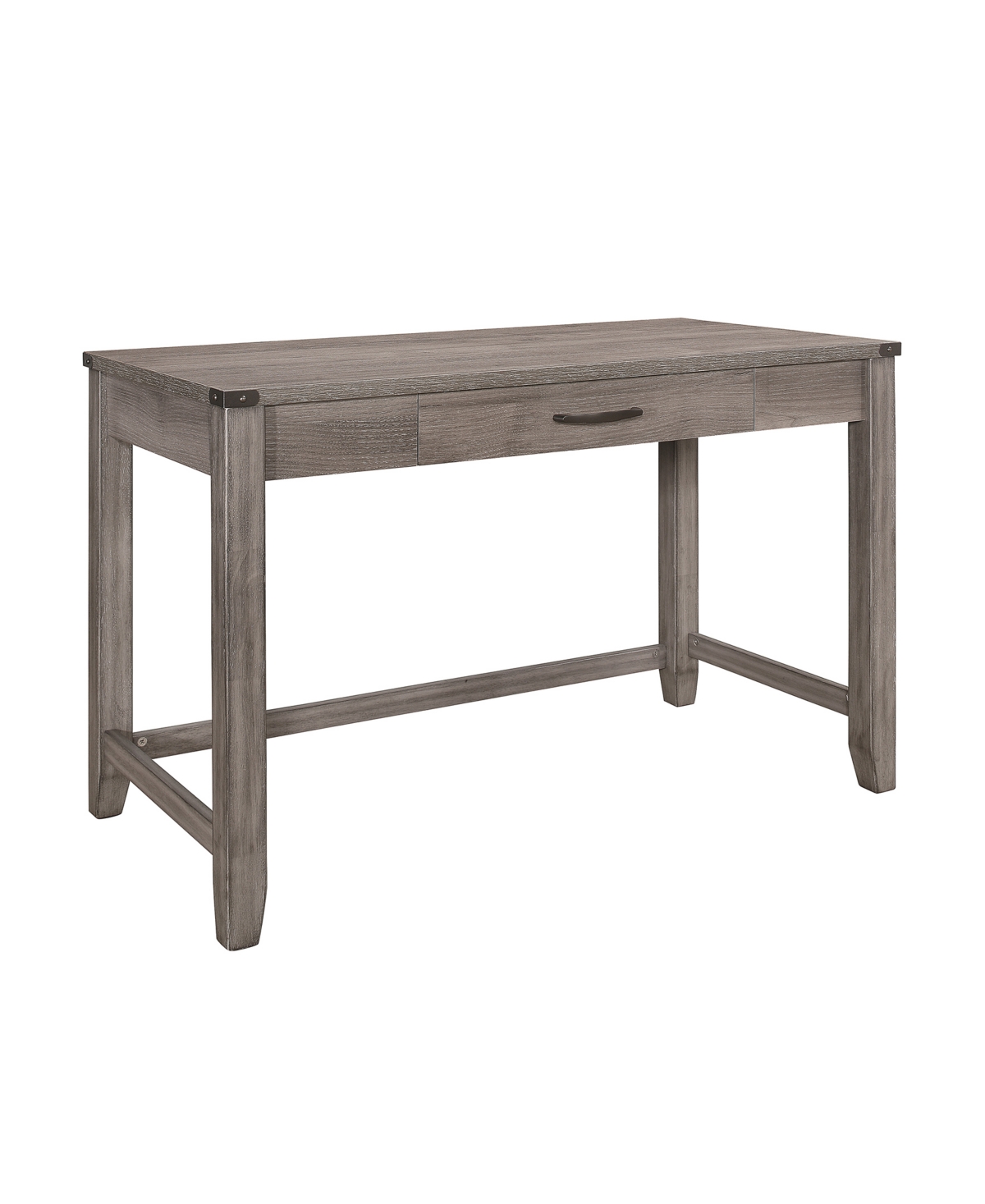 Furniture Makenna Writing Desk With Drawer In Brownish Gray