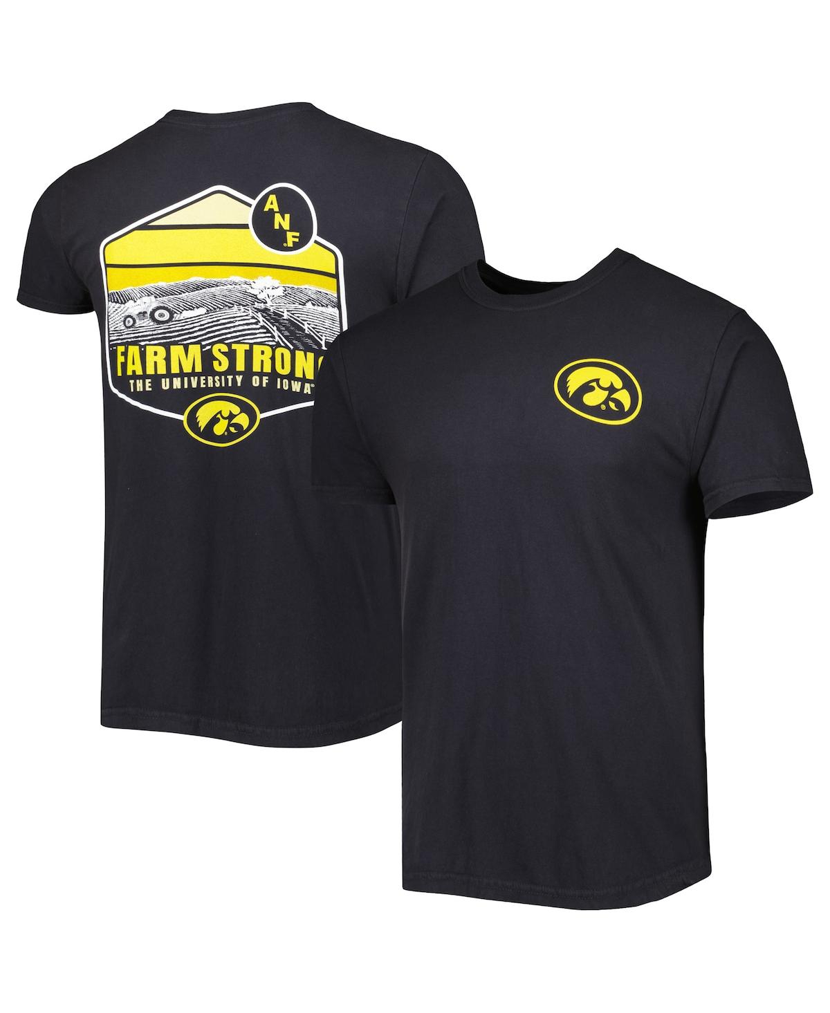Image One Black Iowa Hawkeyes Hyperlocal T-shirt In Black