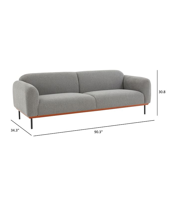 Safavieh Kaycee 90" Linen Sofa Macy's