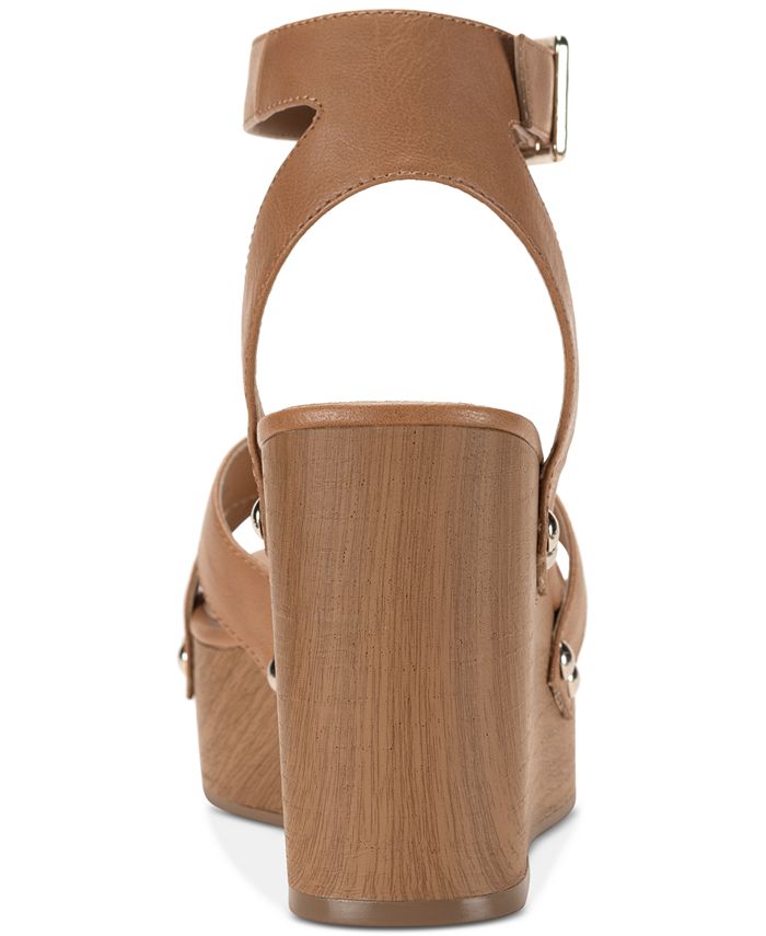 Sun + Stone Tiaraa AnkleStrap Platform Wedge Sandals, Created for Macy
