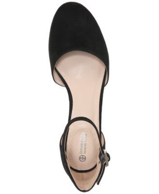 Women's Izzee Memory Foam Block Heel Dress Pumps, Created for Macy's