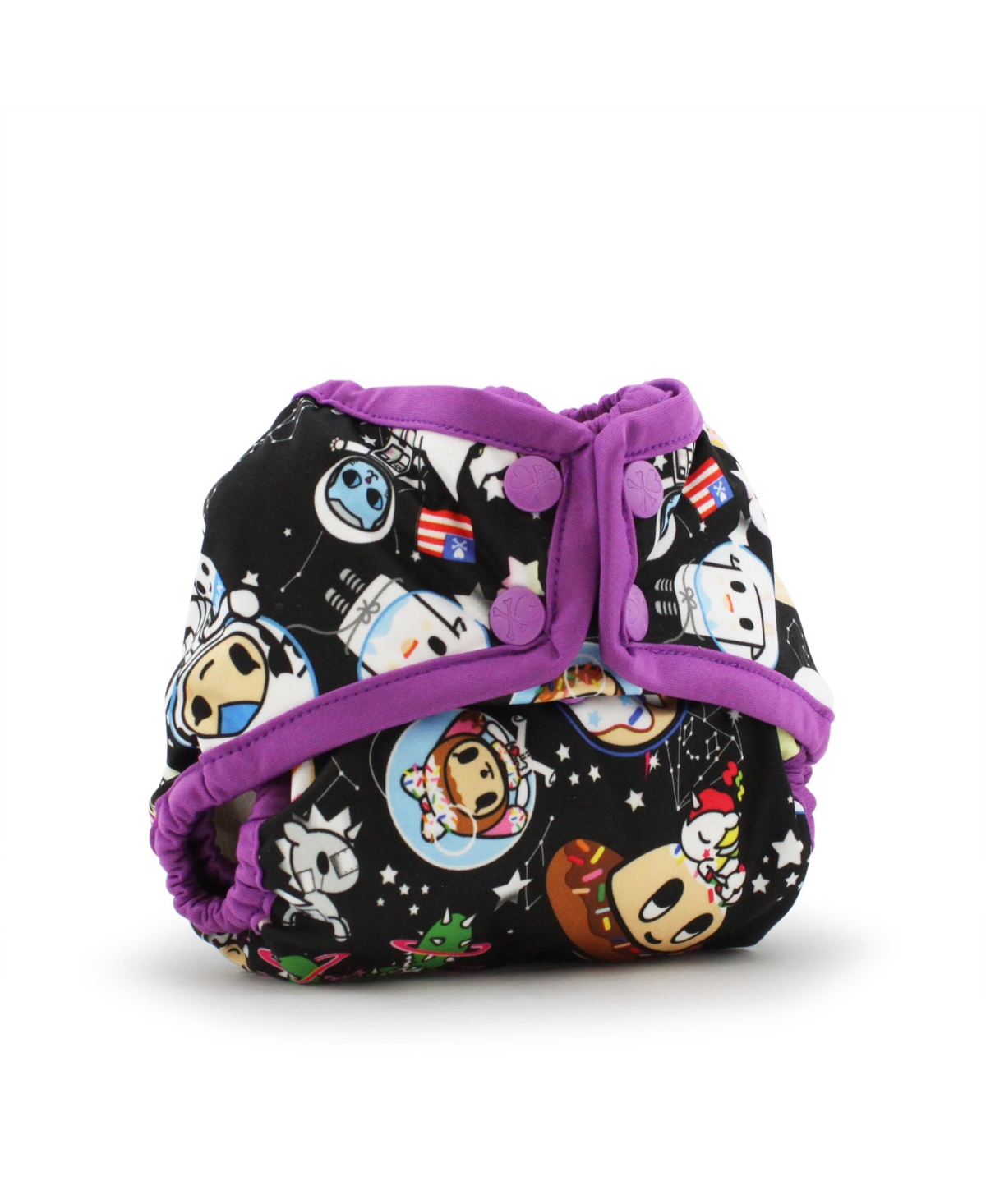 Kanga Care Rumparooz Reusable Newborn Cloth Diaper Cover Snap In Multi