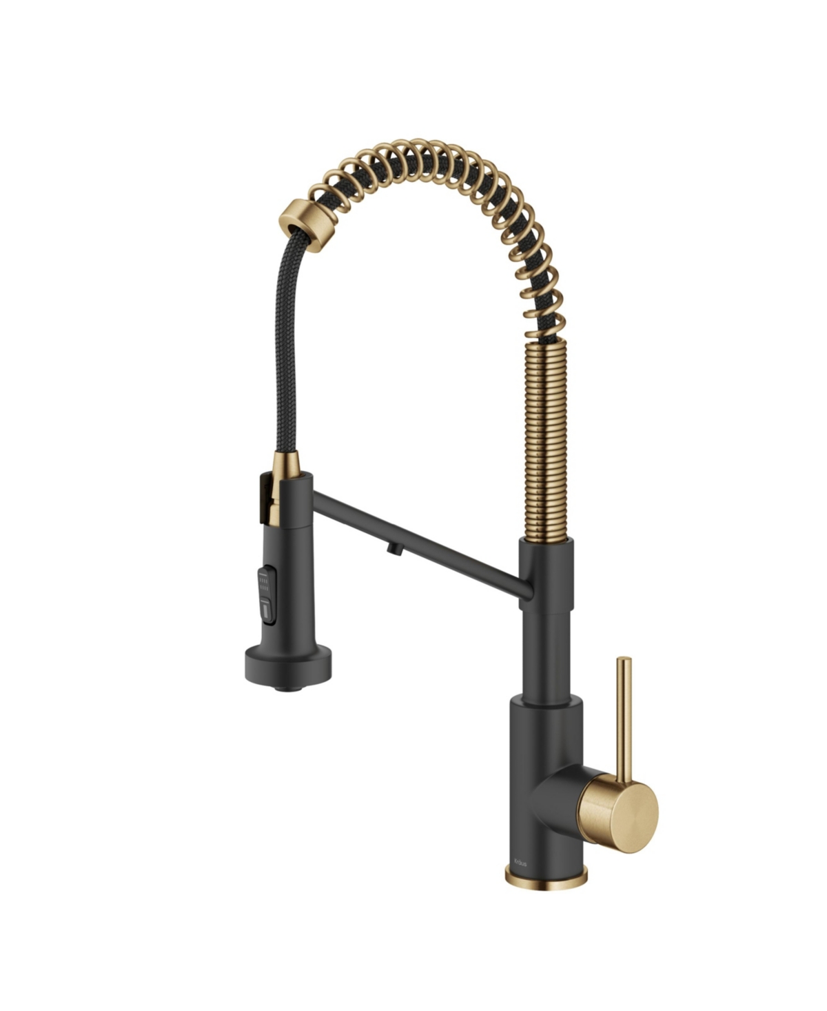 Kraus Bolden 2-in-1 Commercial Style Pull-Down Single Handle Water Filter Kitchen Faucet for Reverse Osmosis or Water Filtration System -bras