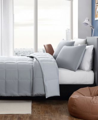 CLOSEOUT! Longdale Solid Reversible 2 Piece Comforter Set, Twin