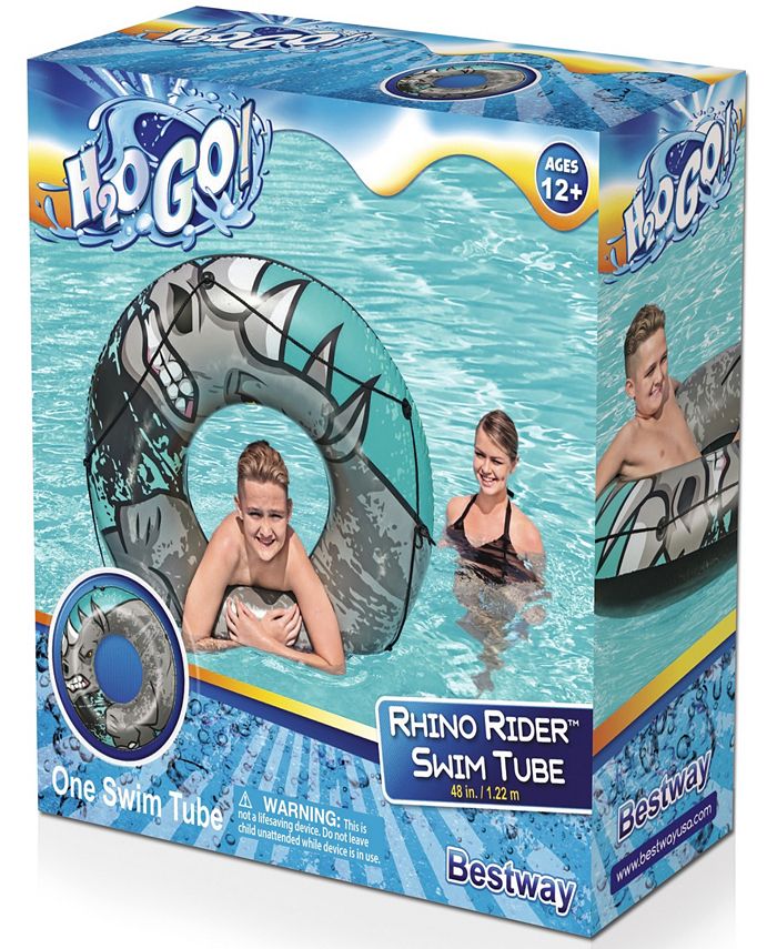 H2OGO Snow Bestway Rhino Rider Swim Tube 48" Water Inflatable - Macy's