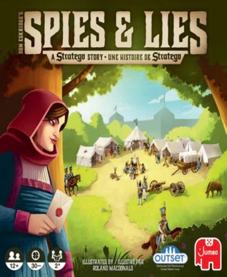 Spies Lies a Strategy Story Board fame of Deduction Deception Games, Head-To-Head, 30 Minute Playing Time