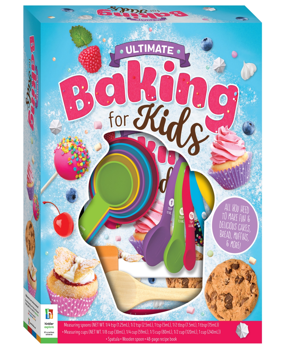 Hinkler Ultimate Baking For Kids Kit Cookbooks For Kids Cooking With Children Baking Utensils And Guides Chi In Multi