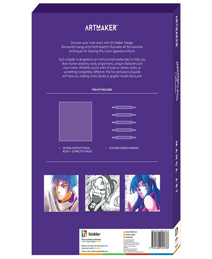 Art Maker Master class Collection How To Draw Manga Kit Adults Drawing