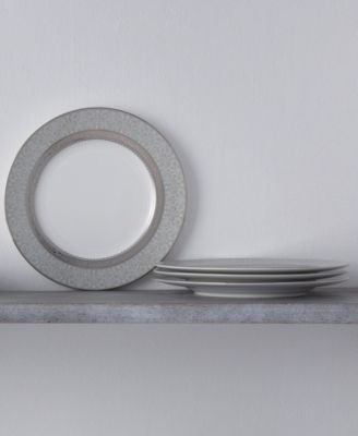 Odessa Platinum Set of 4 Accent Plates, Service For 4