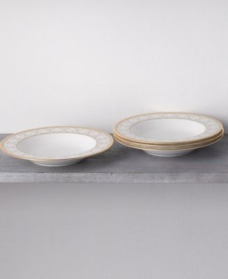 Trefolio Gold Set of 4 Soup Bowls, 8.50", 12 oz.