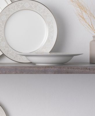 Montvale Platinum Set of 4 Soup Bowls, 8.25", 10 oz.