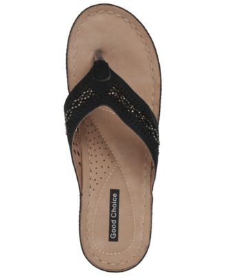 Women's Bari Thong Wedge Sandals