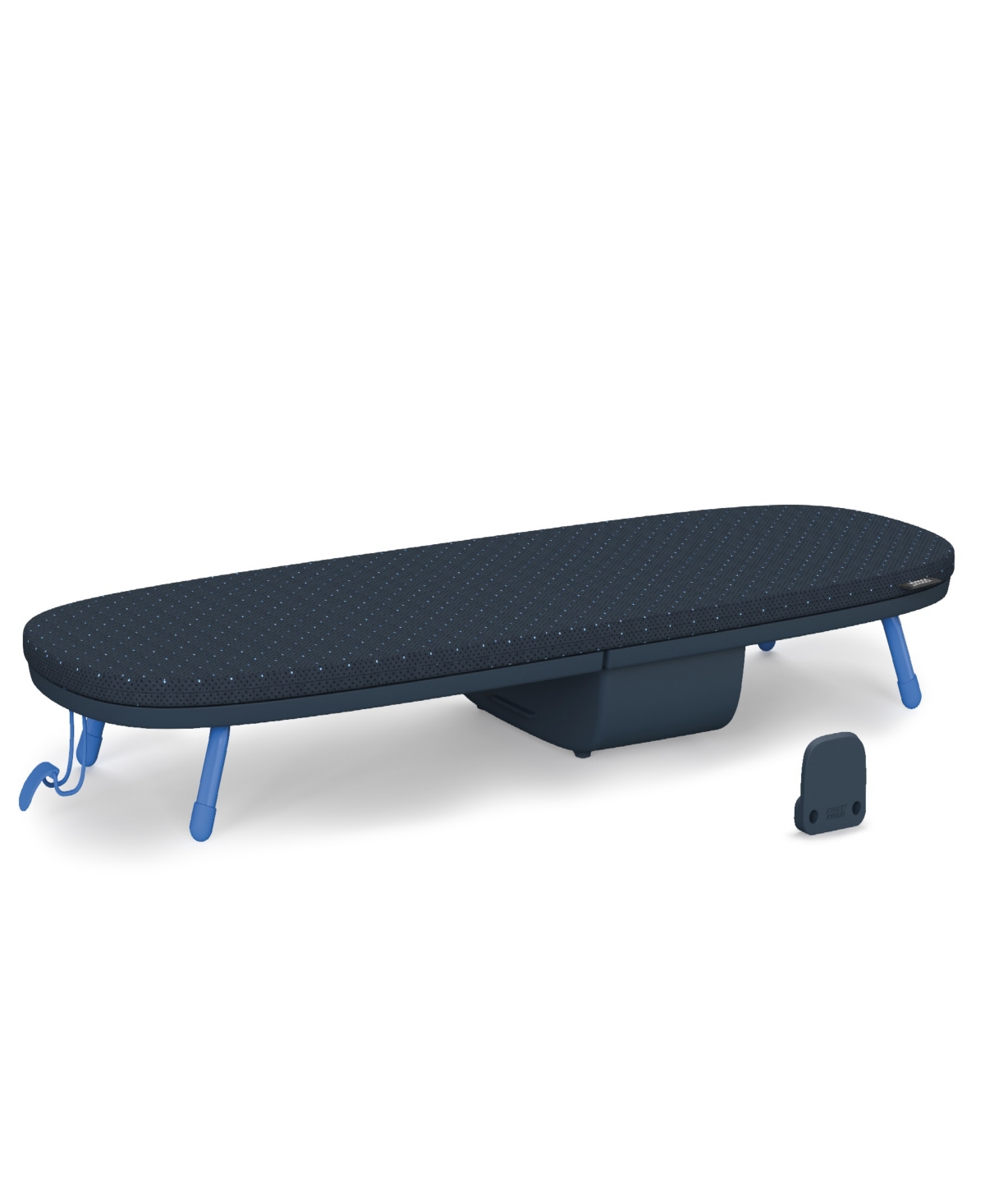 Shop Joseph Joseph Pocket Plus Folding Table-top Ironing Board In Black,blue