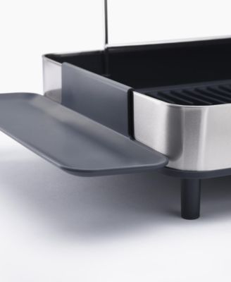 Excel Steel 2-Tier Stainless-Steel Dish Rack