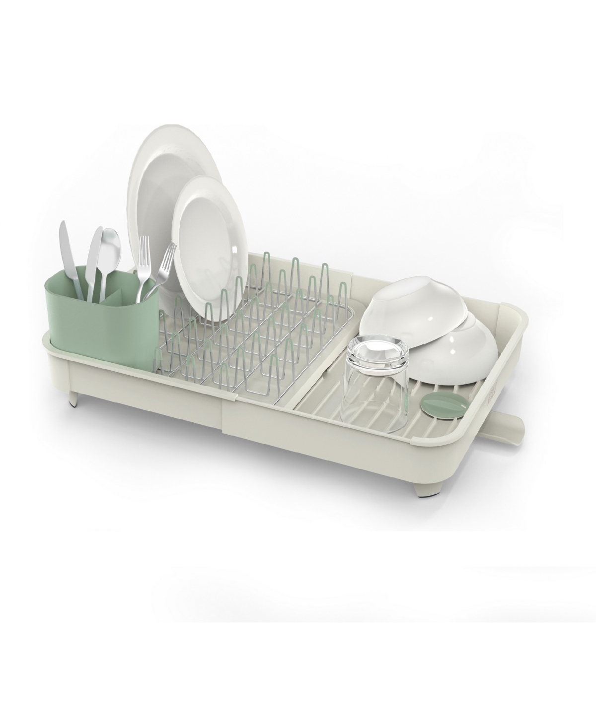 Joseph Joseph Extend Expandable Dish Rack In Light Stone,sage