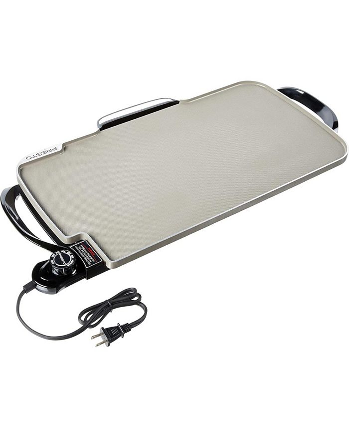 Presto 22 in. Electric Griddle with Removable Handles, Ceramic Black