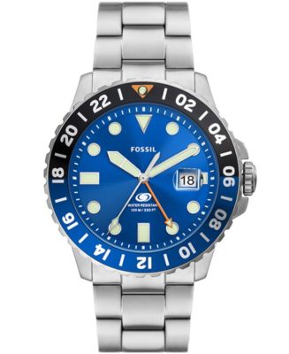 Fossil blue 2024 watches for men