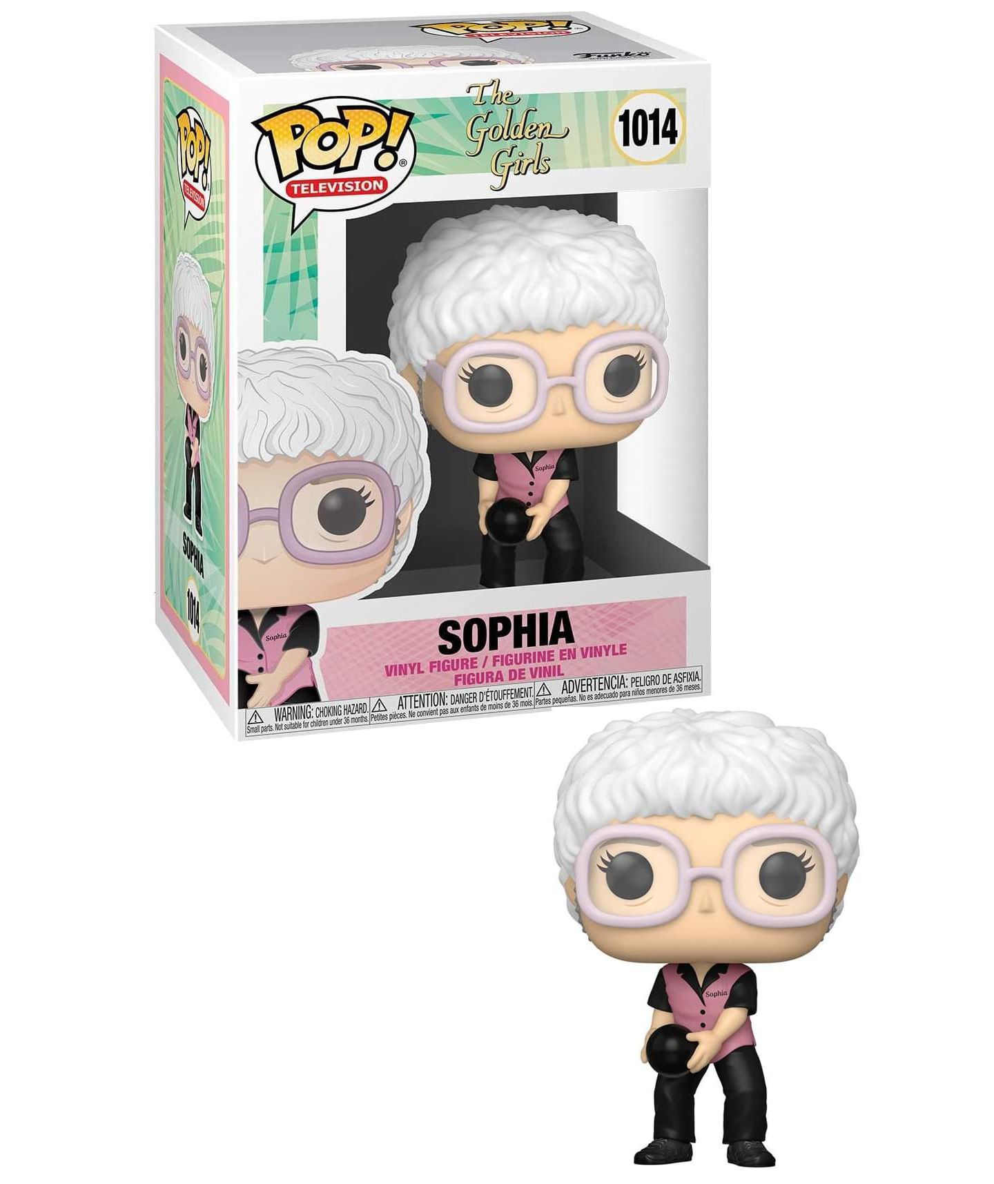 Детская фигурка Funko The Golden Girls POP Vinyl Figure Sophia (Bowling Uniform), цвет: Розовый — фото 1