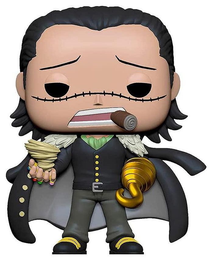 (SMALL CORNER TEAR ON BACK) One Piece Funko POP Vinyl Figure | Crocodile - Black - ONE SIZE