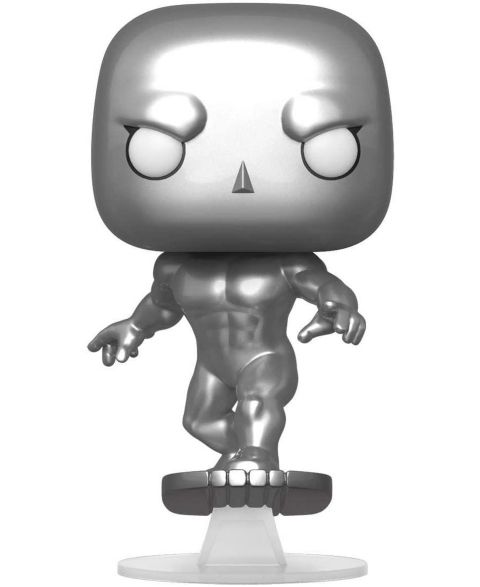 Детская фигурка Funko Pop! Silver Surfer Metallic 3.75" Vinyl Figure, Ages 6+, цвет: Серебряный