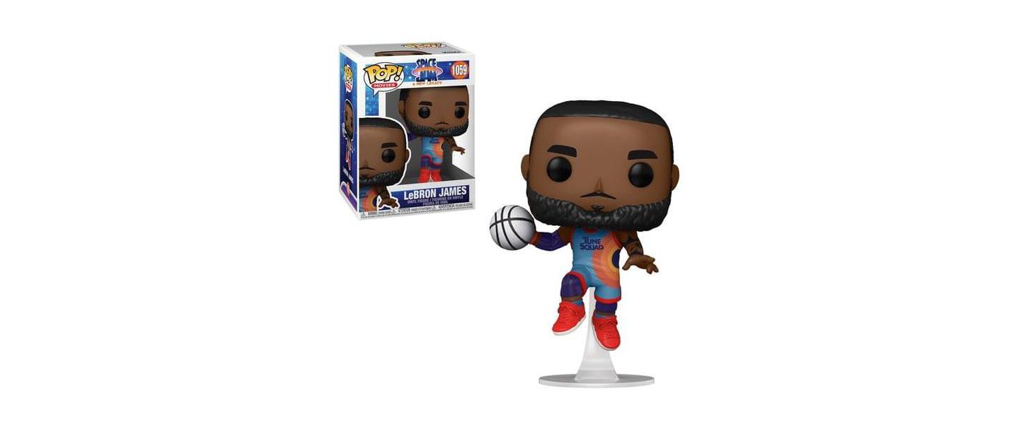 Детская фигурка Funko Space Jam A New Legacy POP Vinyl Figure Lebron James Jumping, цвет: Синий — фото 2