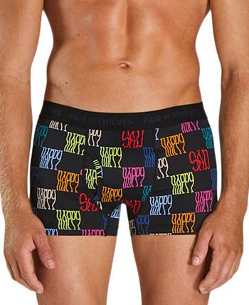 Pair of Thieves Men's SuperSoft 2-Pk. Logo Waistband 1-1/2 Trunks - Macy's