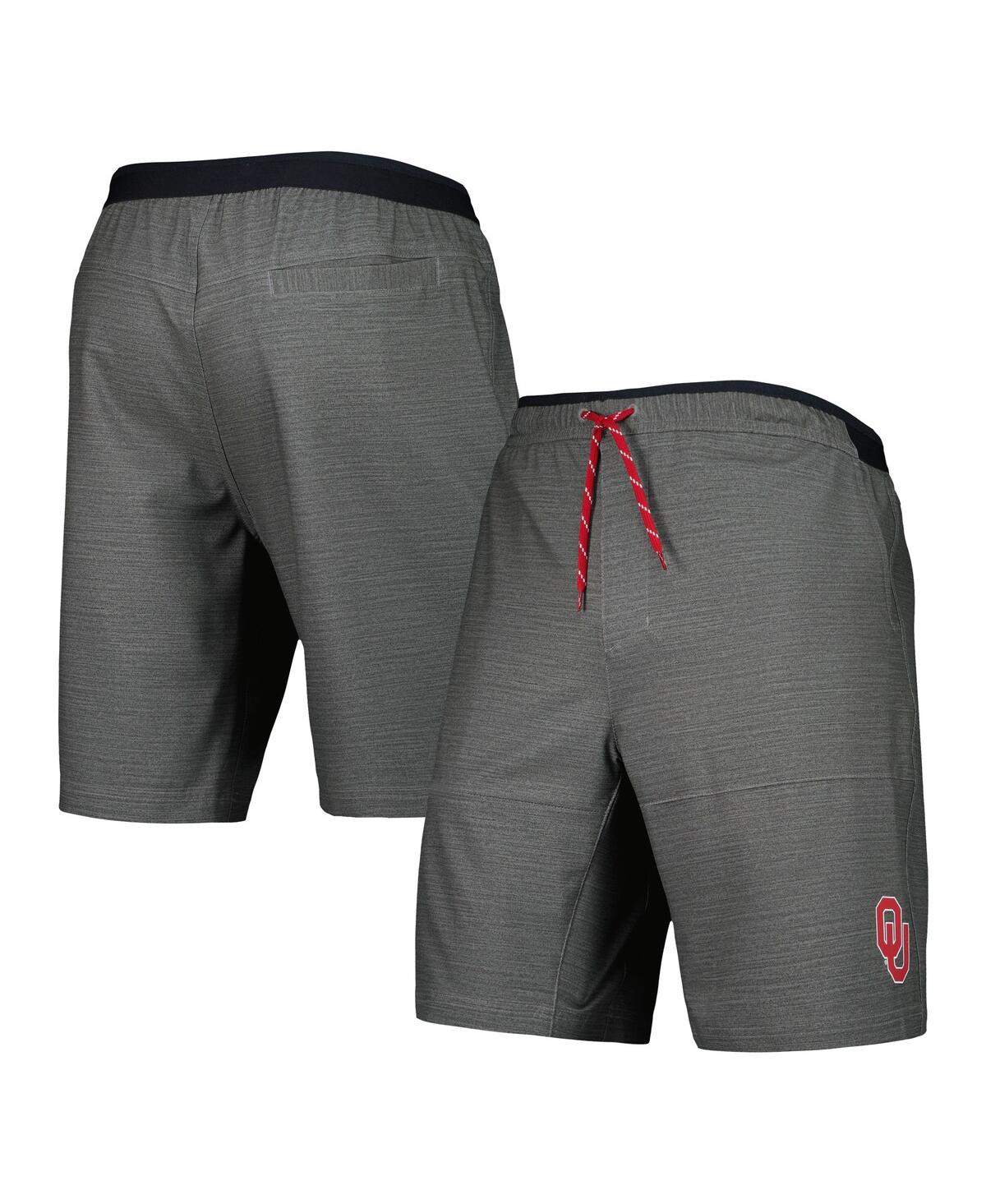 Shop Columbia Men's  Gray Oklahoma Sooners Twisted Creek Omni-shield Shorts