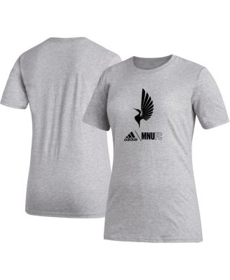 Women's Heather Gray Minnesota United FC AEROREADY Club Icon T-shirt