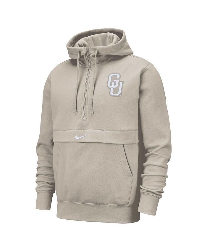 Nike Men's Cream Hoyas Club HalfZip Hoodie Macy's