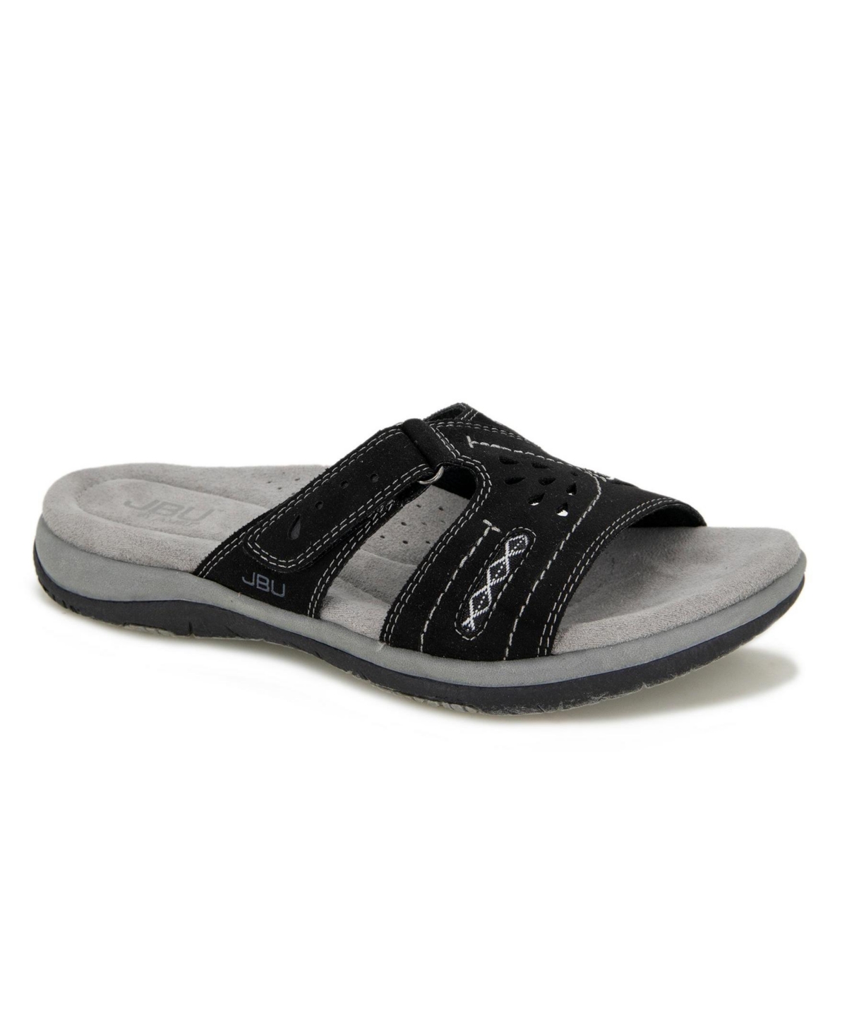 Shop Jbu Women's Sissey Comfort Slide Sandals In Black