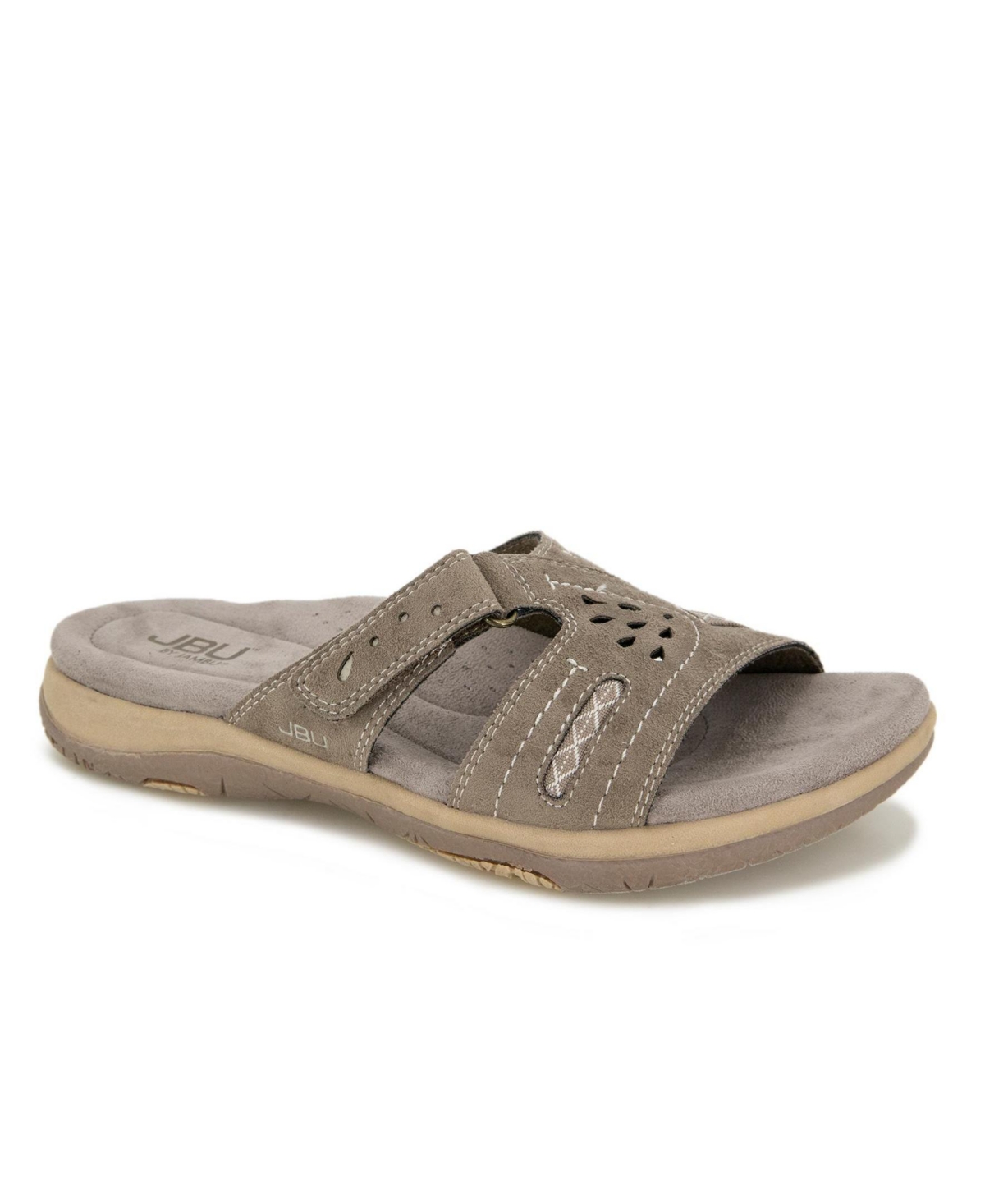 Shop Jbu Women's Sissey Comfort Slide Sandals In Brown