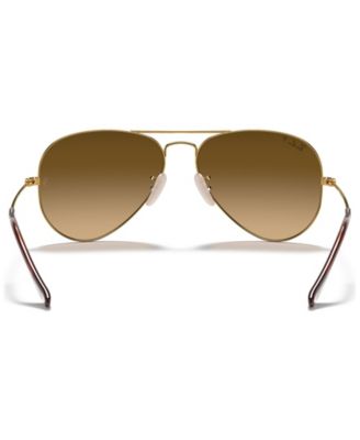 Unisex Polarized Aviator Classic Sunglasses, RB3025