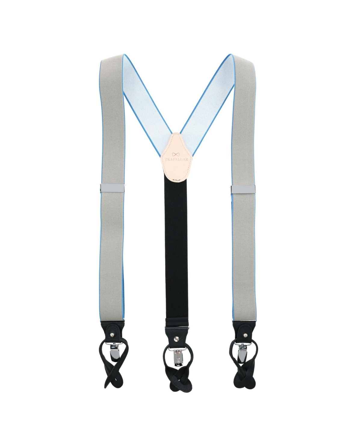 Trafalgar Maddox 35mm Convertible Suspenders In Khaki