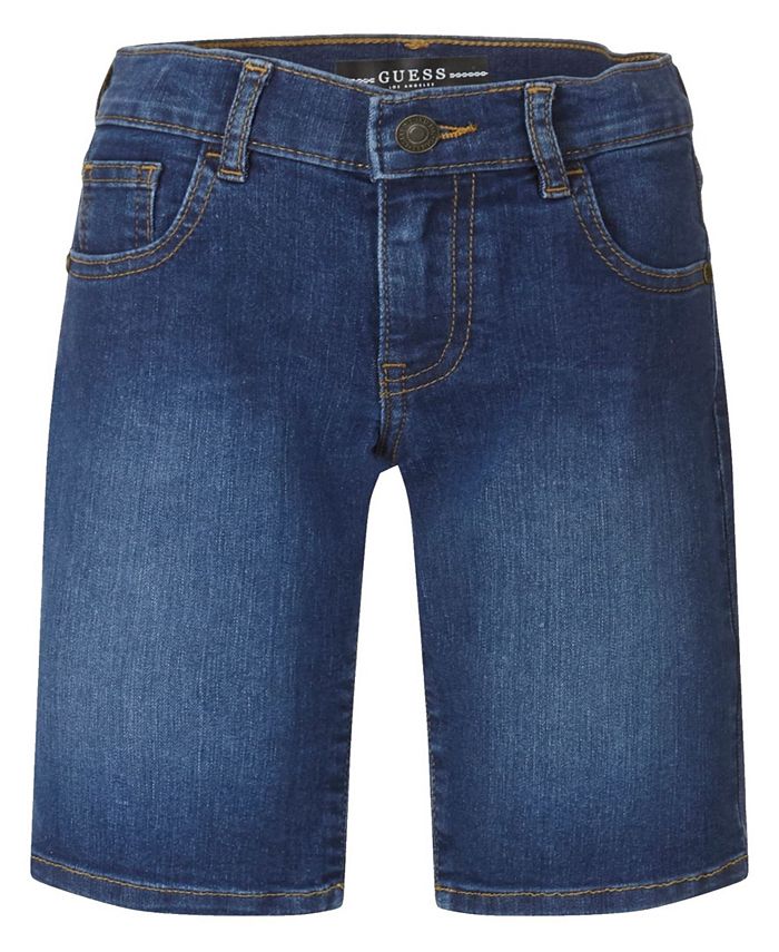 GUESS Big Boys Stretch Denim 5 Pocket Jean Short - Macy's