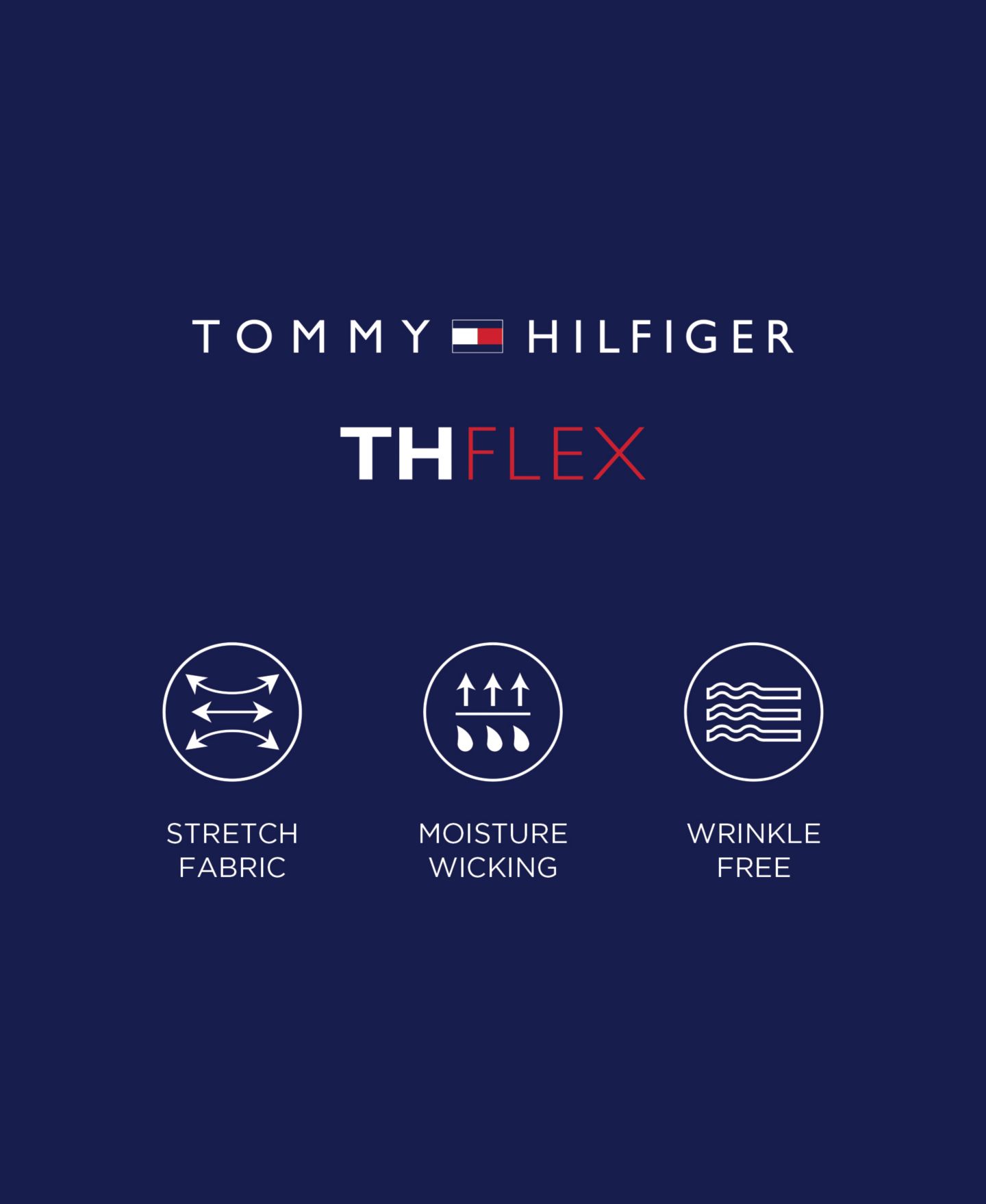 Мужская рубашка Tommy Hilfiger TH Flex Twill Shirt, Regular Fit, цвет: Синий — фото 4