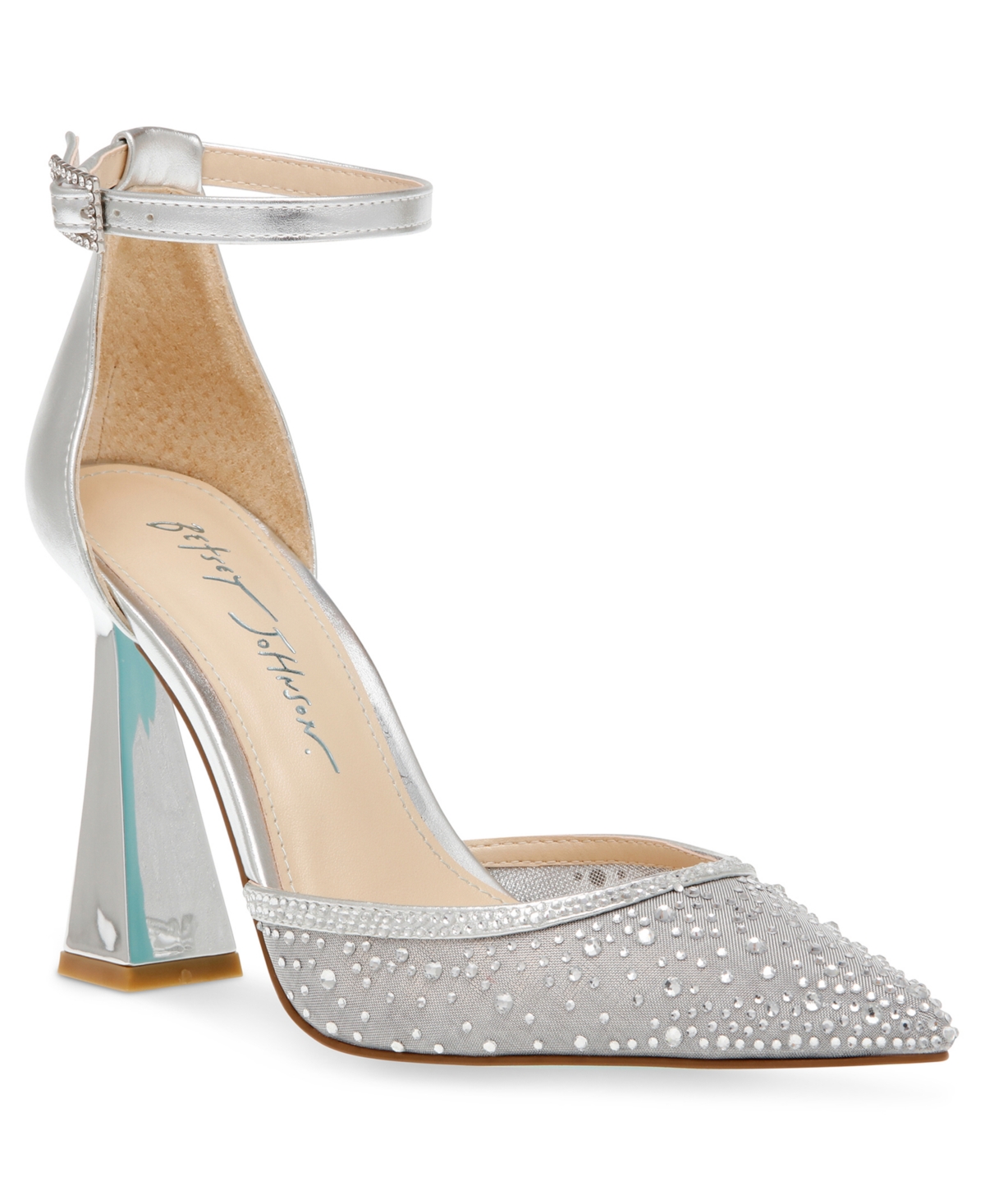 Betsey johnson outlet silver pumps
