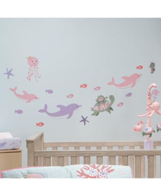 Sea Dreams Dolphins/Turtles/Fish Underwater/Nautical Wall Decals
