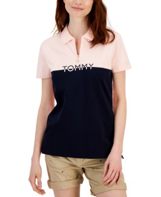 Tommy Hilfiger - Women's Colorblocked Logo Polo Shirt