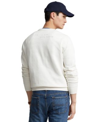 Polo Ralph Lauren Men's Anchor-Print Fleece Sweatshirt - Macy's