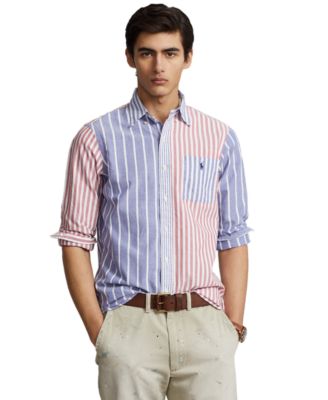 Polo Ralph Lauren Men's Classic-Fit Striped Oxford Fun Shirt Macy's
