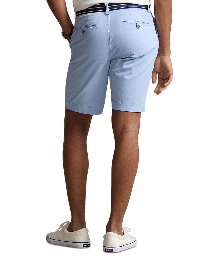 Polo Ralph Lauren Men's 9-Inch Stretch Classic-Fit Chino Shorts - Macy's